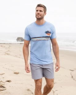 Flag & Anthem Men HILTON HEAD BURNOUT TEE