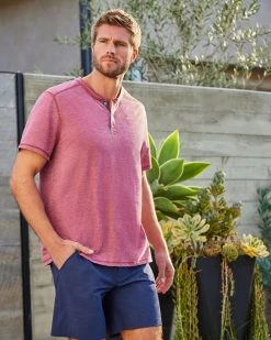 Flag & Anthem CHATHAM BURNOUT SLUB SS HENLEY Men 6 Flag & Anthem CHATHAM BURNOUT SLUB SS HENLEY Men