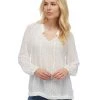 Flag & Anthem Women HAWTHORN MINI-DOT PEASANT TOP