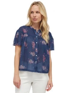 Flag & Anthem MADISON FLORAL FLUTTER SLEEVE TOP