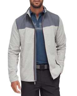 Flag & Anthem MADEFLEX MOVEMENT COLORBLOCK FULL-ZIP MOCKNECK JACKET