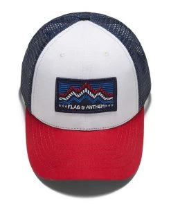 Flag & Anthem Men MOUNTAINS AMERICANA TRUCKER HAT