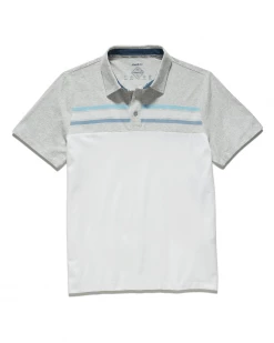 Flag & Anthem Men SHIELD BLOCKED PERFORMANCE POLO