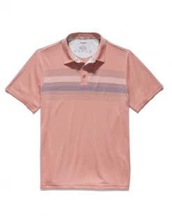 Flag & Anthem Men SHIELD CHEST STRIPE PERFORMANCE POLO